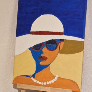 Blue Shade, White Hat