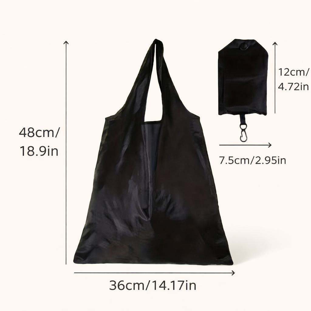Foldable Shopping Bag – Brown - Image 3