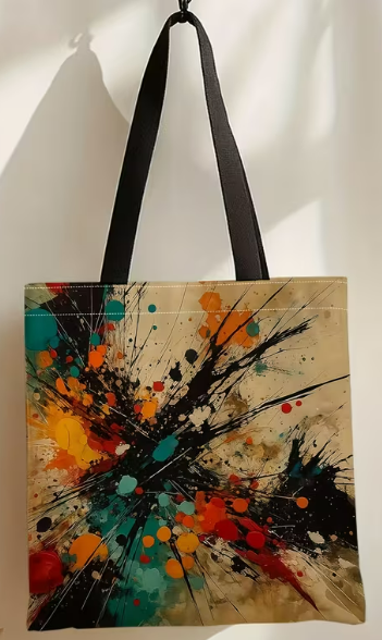 Abstract Art Tote Bag - Image 3