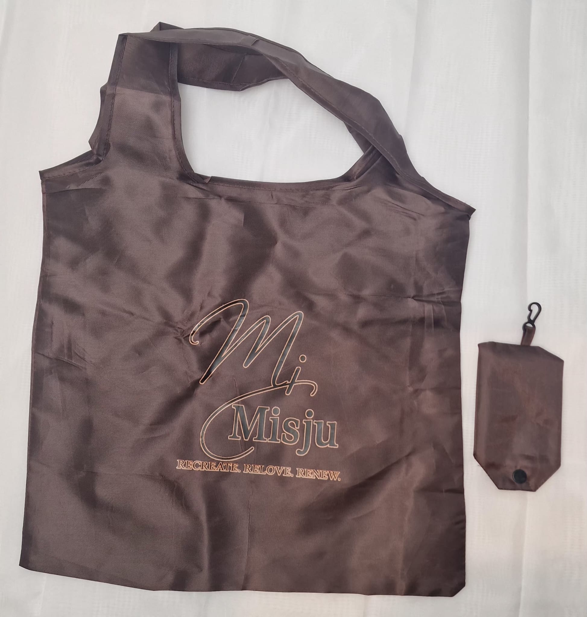 Foldable Shopping Bag – Brown